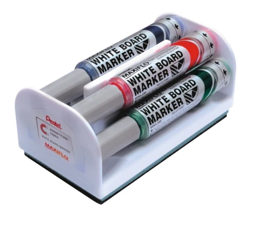 Marker suchościeralny Pentel, mix 2,0-2,5 mm okrągła końcówka (MWL5M-4N-S)