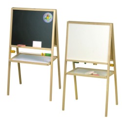 Tablica kredowa Bączek DREWNIANA - czarny lub zielony 900 mm x 471 mm (06518)