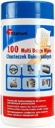 Chusteczki Titanum uniwersalne 100 szt