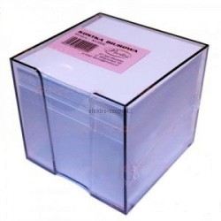 Kostka papierowa Protos - biały 85 mm x 85 mm x 80 mm