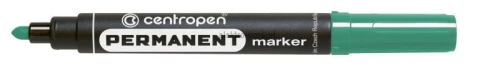 Marker permanentny Centropen, zielony 2,5 mm okrągła końcówka