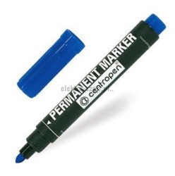 Marker permanentny Centropen, niebieski 2,5 mm okrągła końcówka (8566)