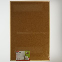 Tablica korkowa Memoboards w drewnianej ramie 900 mm x 600 mm (TC96)