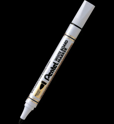 Marker suchościeralny Pentel, czarny 1,9 mm okrągła końcówka