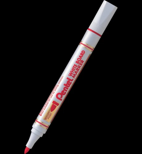 Marker suchościeralny Pentel, czerwony 1,9 mm okrągła końcówka