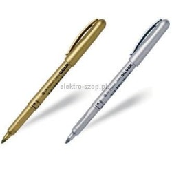 Marker olejowy Centropen, złoty 1,5-3,00 mm okrągła/ścięta końcówka