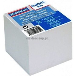 Kostka papierowa Donau - biały 83 mm x 83 mm x 75 mm (8309000-09)