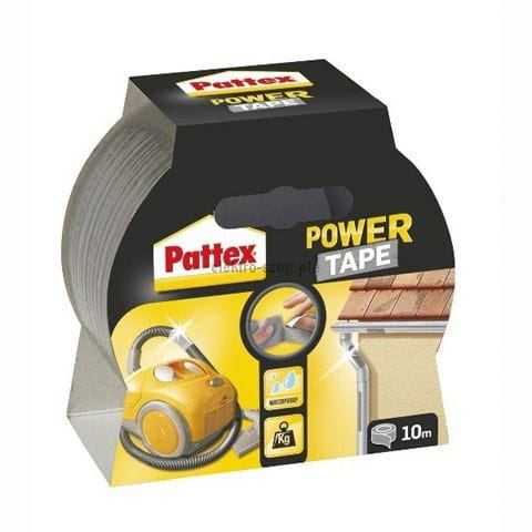 Taśma pakowa Pattex Power Tape srebrna 50 mm 10 m (1210743)