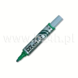 Marker suchościeralny Pentel, zielony 2,0-2,5 mm okrągła końcówka