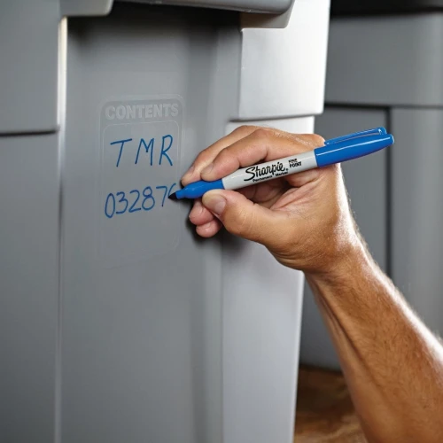 Marker permanentny Paper Mate, niebieski okrągła/ścięta końcówka
