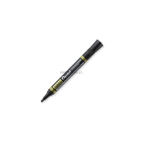 Marker permanentny Pentel, czarny 1,2-4,5 mm ścięta końcówka (N860)
