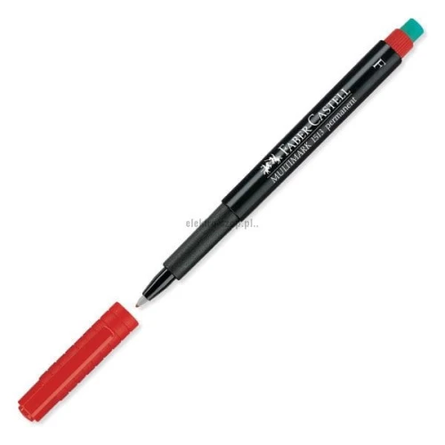 Foliopis Faber Castell Multimark czerwony 0,4 mm