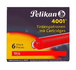 Naboje krótkie Pelikan TP/6 różowy (321075)