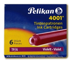 Naboje krótkie Pelikan TP/6 fioletowy (301697)
