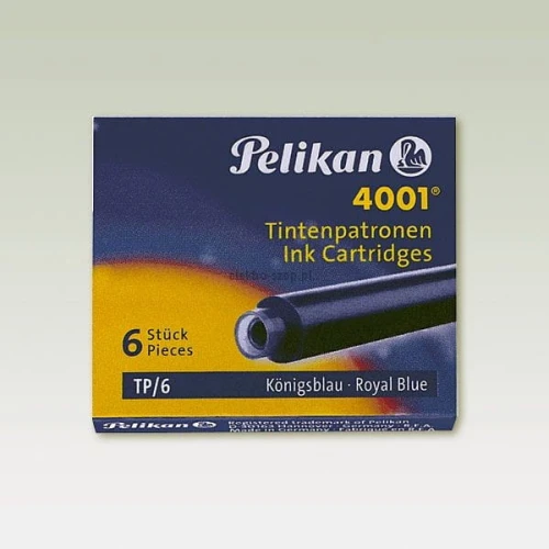 Naboje krótkie Pelikan TP/6 niebieski ciemny (301184)