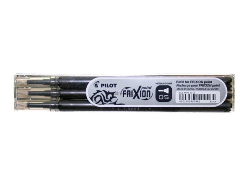 Wkład do cienkopisu Pilot Frixion, czarny 0,25 mm (BLS-FRPS-B-S4)