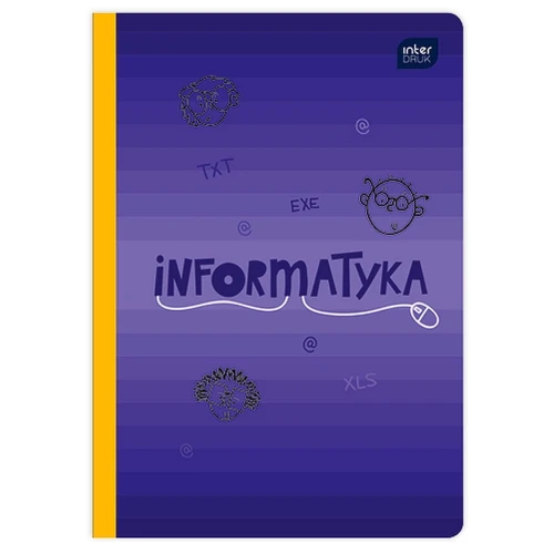 Zeszyt tematyczny Interdruk A5 60k. 70 g krata (ZE60#INFFSC)