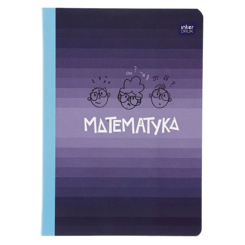 Zeszyt tematyczny Interdruk A5 60k. 70 g krata (ZE60#MATFSC)