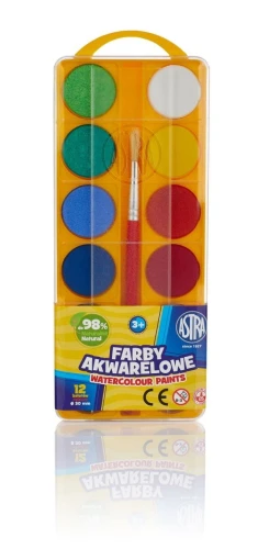 Farby akwarelowe Astra 12 kol. (83216904)