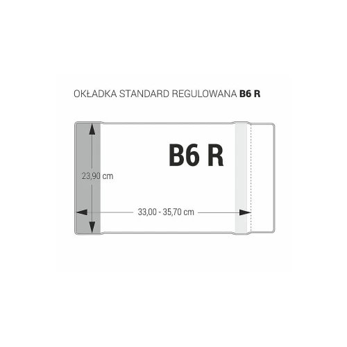 Okładka Biurfol B6R 239 mm x 330-357 mm (OZK-42)
