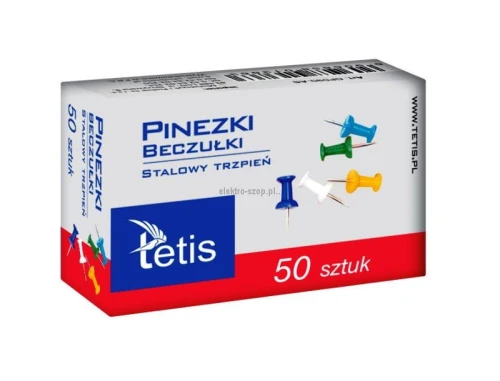 Pinezki Tetis kolor: mix 50 szt (GP100-AB)