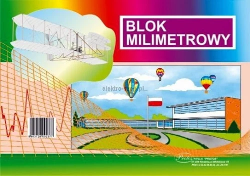 Blok milimetrowy Protos A4 20k