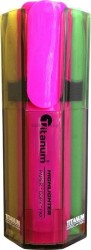 Zakreślacz Titanum Highlighter, mix 1,0-5,0 mm (CLC1190)