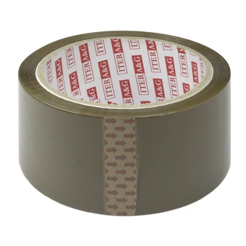 Taśma pakowa Iter A&amp;G brązowa 48 mm 66 yd