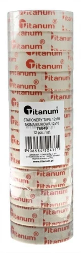 Taśma biurowa Titanum 12 mm 10 yd