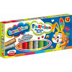 Plastelina St.Majewski 12 kol. BAMBINO mix