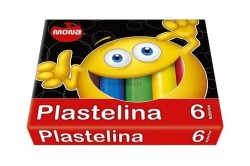 Plastelina Mona 6 kol. mix