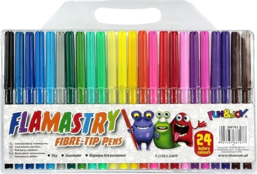 Flamaster Fun&amp;Joy 24 kol. (FJ1003-24PP)