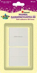 Plaster samoprzylepny Titanum Craft-Fun Series pianka 3D 25 mm x 25 mm (S006)