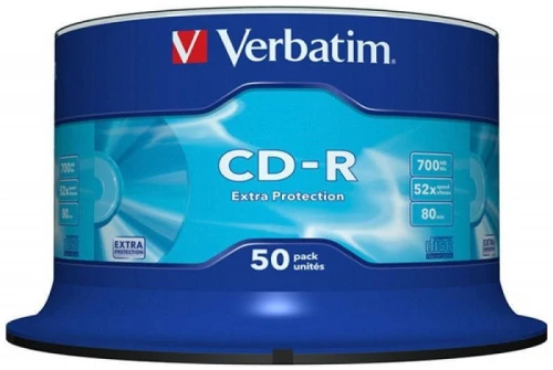Płyta cd Verbatim CD-R cake 50 700 MB x52 (43351)