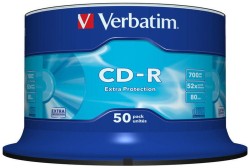 Płyta cd Verbatim CD-R cake 50 700 MB x52 (43351)
