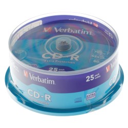 Płyta cd Verbatim CD-R cake 25 700 MB x52