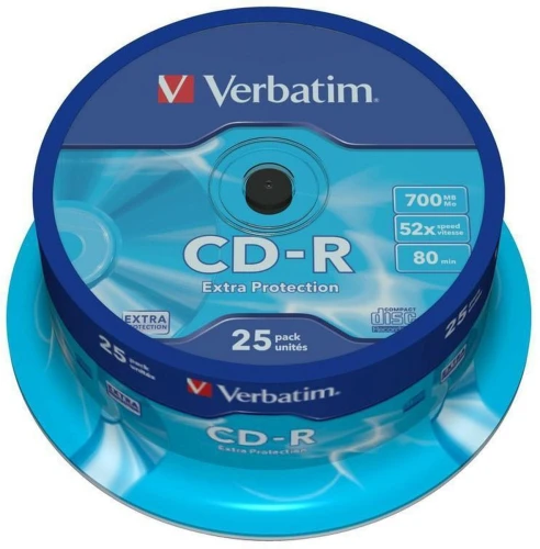 Płyta cd Verbatim CD-R cake 25 700 MB x52