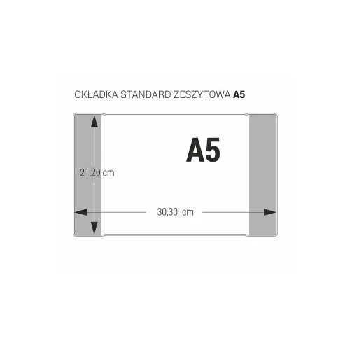 Okładka Biurfol zeszytowa A5 212 mm x 303 mm (OZK-01)