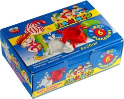Farby plakatowe Flamingo 6 kolorów x 20ml