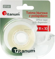 Podajnik do taśmy Titanum - przezroczysty (DT-01)