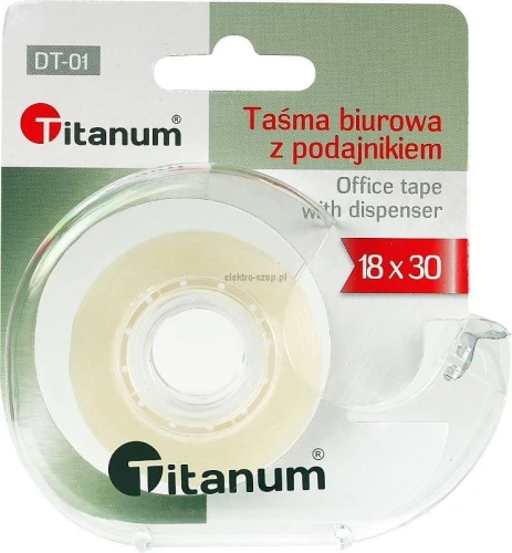 Podajnik do taśmy Titanum - przezroczysty (DT-01)