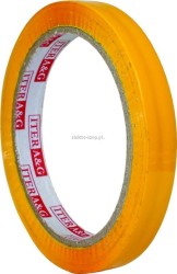 Taśma pakowa Iter A&amp;G żółta 12 mm 66 m
