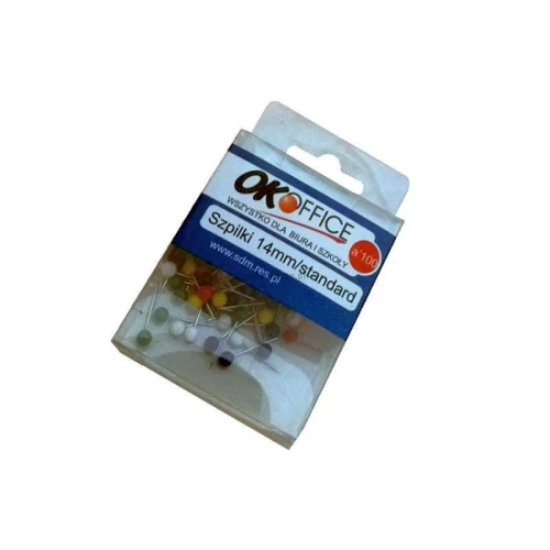 Szpilki Okoffice 14 mm 100 szt (100-0260)