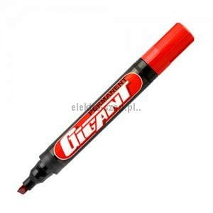 Marker permanentny Kamet permanent GIGANT, czerwony 1,0-5,0 mm ścięta końcówka (K-1065)