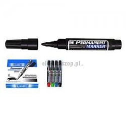 Marker permanentny Kamet MEDIUM, czarny 1,5-2,5 mm okrągła końcówka (K-1049)