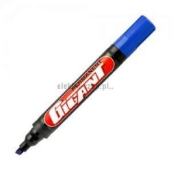 Marker permanentny Kamet permanent POPULARNY, niebieski 1,0-5,0 mm ścięta końcówka (K-1032)