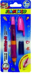 Pióro na naboje Write-it Flamingo różowe + 2 naboje