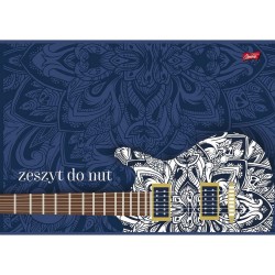 Zeszyt do nut St.Majewski A4 16k. 70 g pięciolinia