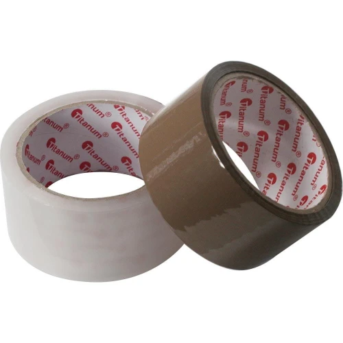 Taśma pakowa Titanum brązowa 48 mm 50 yd