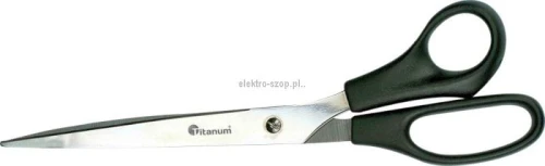 Nożyczki Titanum czarne 25 cm (S02058)